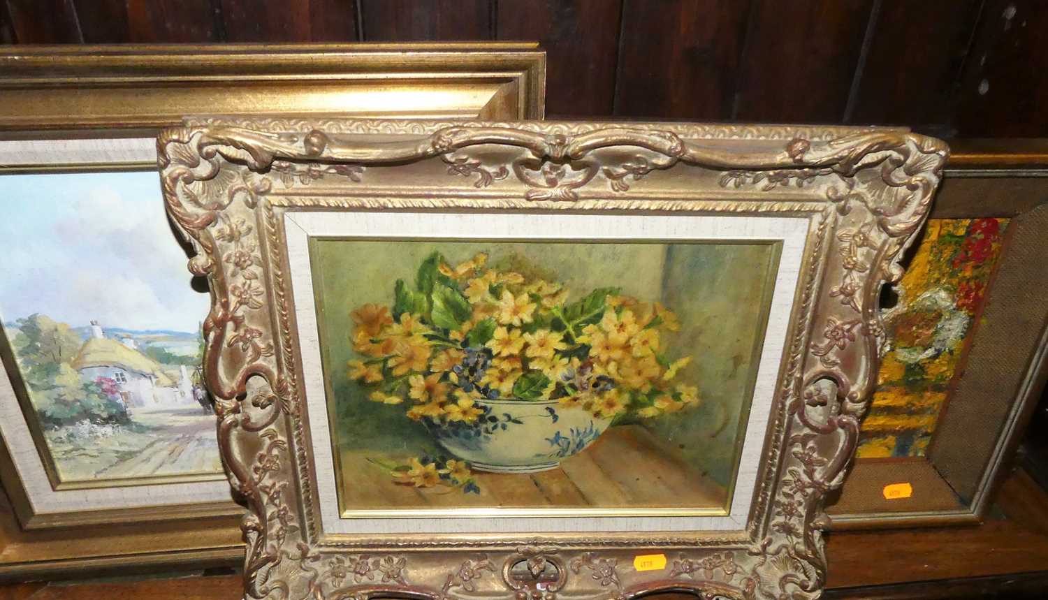 Lot 1129 - Che Newton Woof - Spirits of Gauguin, oil on...