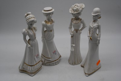 Lot 219 - A set of four Spode Bone China figurines by...