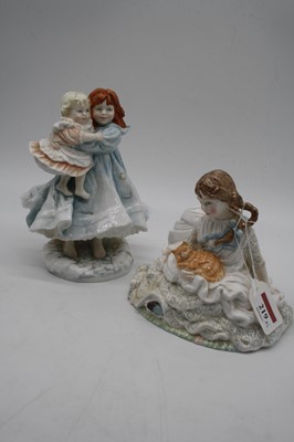 Lot 219 - A set of four Spode Bone China figurines by...