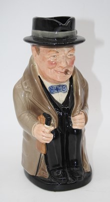 Lot 221 - A Royal Doulton Winston Churchill character jug
