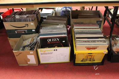 Lot 168 - A large collection of assorted LPs and CDs,...
