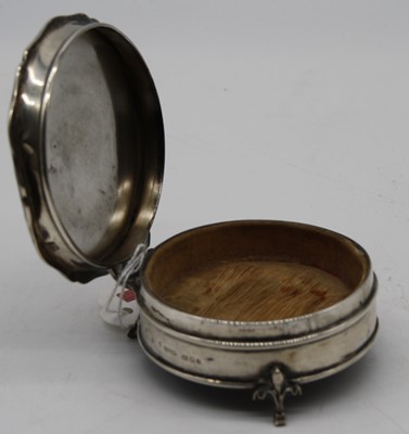 Lot 278 - A George V Asprey silver dressing table box,...