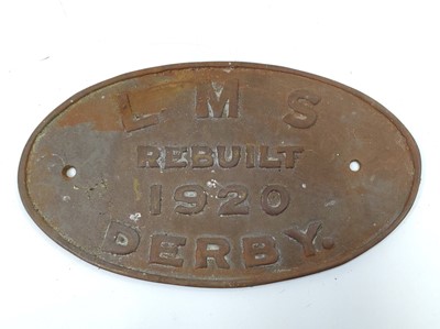 Lot 30 - Reproduction Brass LMS Rebuilt 1920 Derby...