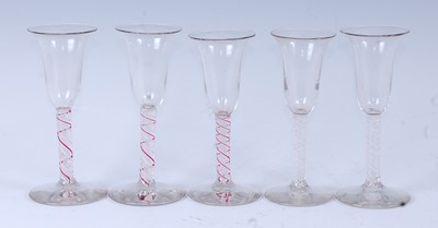 Lot 1044 - A matched set of three 18th century style wine...