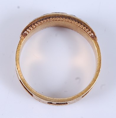 Lot 2550 - A late Victorian 15ct yellow gold memorial...