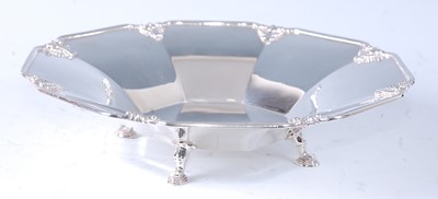 Lot 1106 - A George V silver bowl, of octagonal form with...