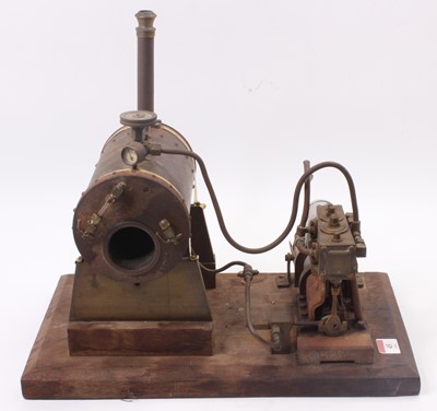Lot 45 - Early 20th century stationary steam plant,...