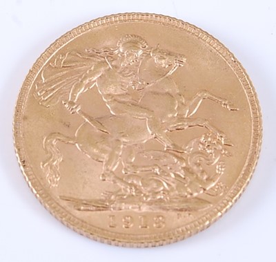 Lot 2209 - Great Britain, 1913 gold full sovereign,...