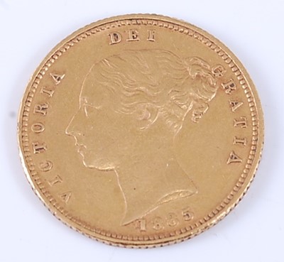 Lot 2072 - Great Britain, 1885 gold half sovereign,...