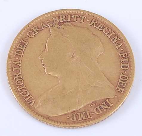 Lot 2073 - Great Britain, 1895 gold half sovereign,...