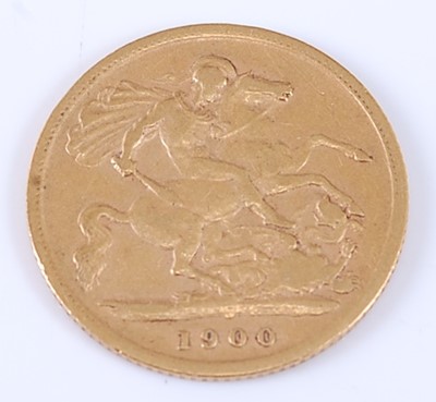 Lot 2075 - Great Britain, 1900 gold half sovereign,...