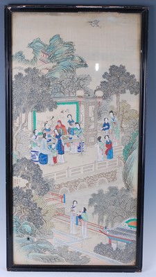 Lot 1291 - Early 20th century Chinese school - Women...