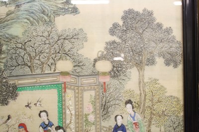 Lot 1291 - Early 20th century Chinese school - Women...