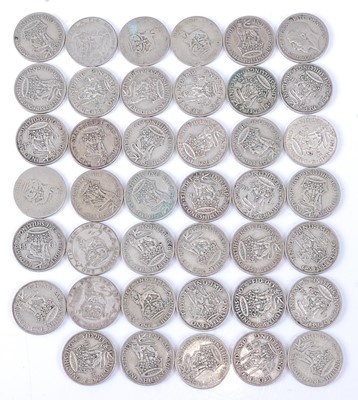 Lot 2112 - Great Britain, a collection of shillings,...