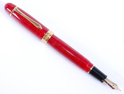 Lot 13 - A Classic Pens LM1 limited edition Flame Red...