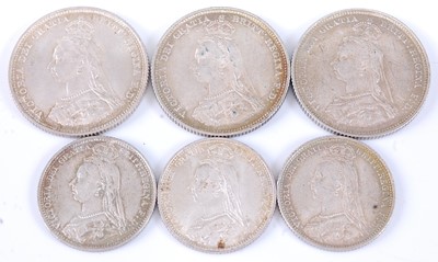 Lot 2161 - Great Britain, 1887 shilling, Victoria jubilee...