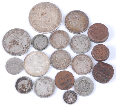 Lot 2160 - World, a collection of mixed coins to include...