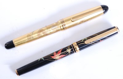 Lot 89 - Two Japanese fountain pens by Platinum, one...