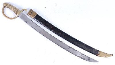 Lot 125 - A French model 1816 briquet short sword, the...