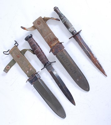 Lot 228 - A US Army M3 trench knife, the 16.5cm steel...