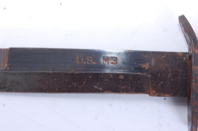 Lot 228 - A US Army M3 trench knife, the 16.5cm steel...