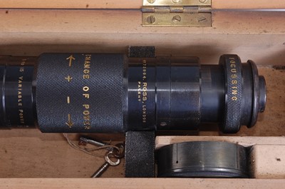 Lot 19 - A WW II military scope, marked No. 73994 Ross...