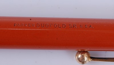 Lot 53 - A Parker Duofold Red Senior fountain pen and...