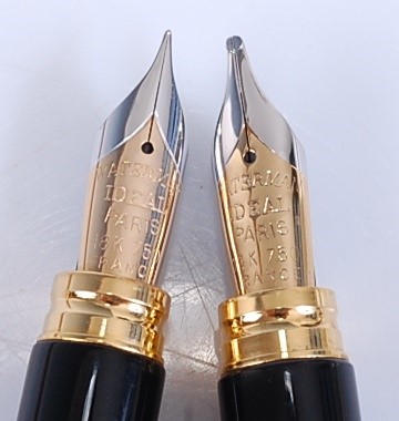 Lot 59 - Two Waterman's Le Man 200 fountain pens, being...