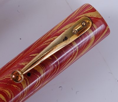 Lot 70 - A Waterman 94 Rose Ripple fountain pen and...