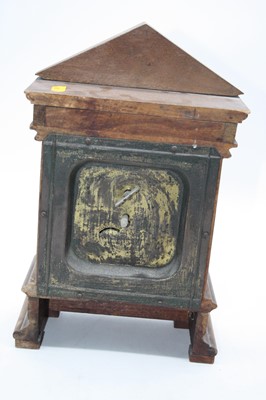 Lot 31 - An early 20th century continental walnut cased...