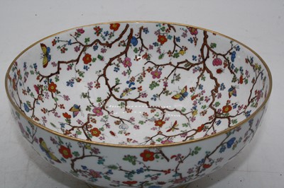 Lot 50 - A Copelands Spode porcelain bowl, enamel...