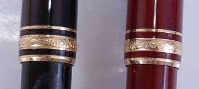 Lot 93 - Two Montblanc Meisterstuck ballpoint pens, in...