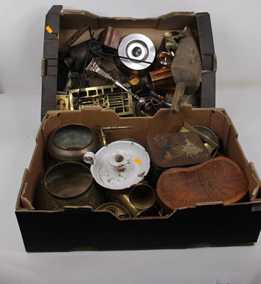 Lot 102 - Two boxes of miscellaneous items, to include...