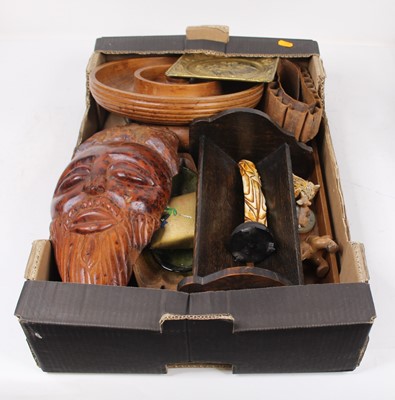 Lot 104 - Three boxes of miscellaneous items, to include...