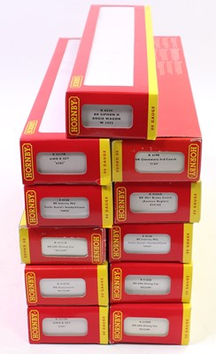 Lot 410 - 11 boxed Hornby OO Gauge mixed passenger stock...