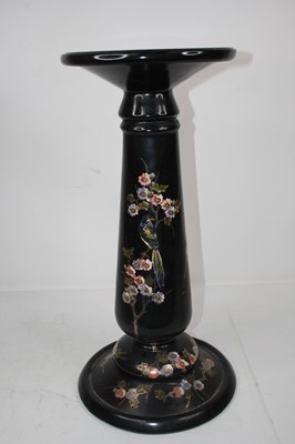 Lot 117 - A Bretby Art Pottery jardiniere stand on a...
