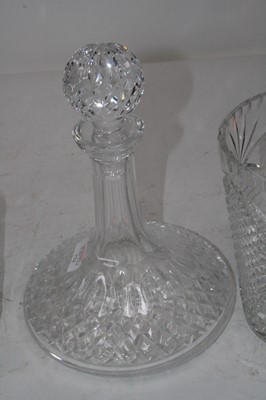 Lot 174 - A Waterford cut glass ships decanter and...