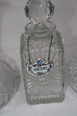 Lot 174 - A Waterford cut glass ships decanter and...