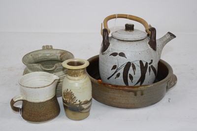Lot 148 - Robert Tinnyunt (b.1940) - a studio pottery...