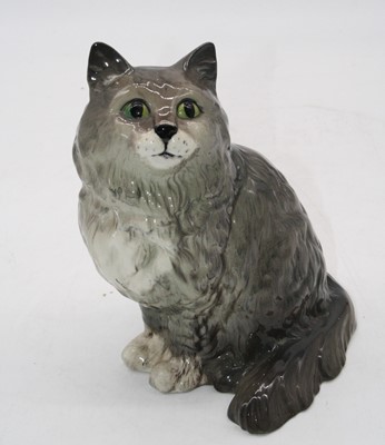 Lot 236 - A Beswick figure of a seated cat, model No....