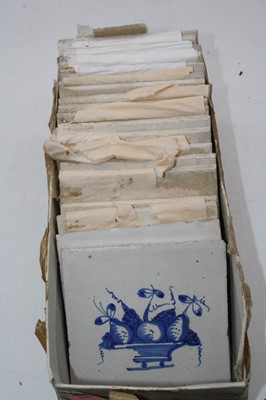 Lot 258 - A collection of nineteen 19th century Delft...