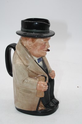 Lot 266 - A Royal Doulton Winston Churchill character...