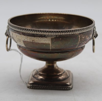 Lot 293 - A George V Scottish silver trophy cup, of...