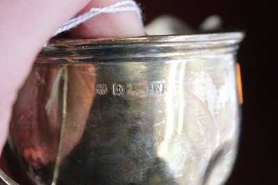 Lot 297 - A George V silver cream jug, of plain...