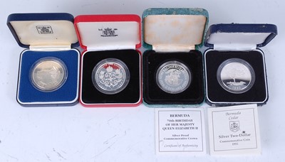Lot 2009 - Bermuda, a collection of four Royal Mint...