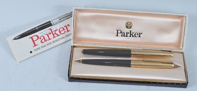 Lot 45 - A Parker 61 Custom fountain pen, in Grey...