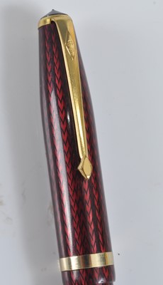 Lot 18 - A Conway Stewart 85L fountain pen, in red...
