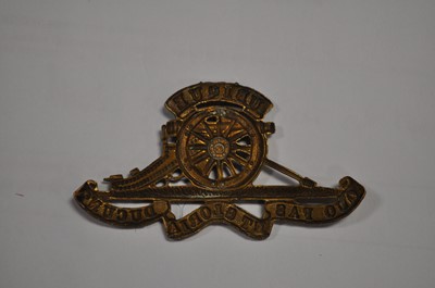 Lot 87 - A collection of cap badges, to include RAF...