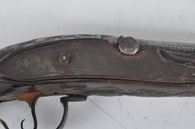 Lot 88 - A 19th century pistol, having a 34cm sighted...