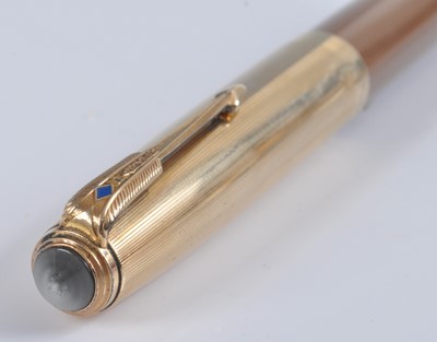 Lot 35 - A Parker 51 double jewelled fountain pen, in...